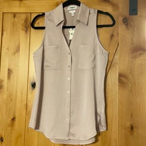 Express sleeveless dress shirt